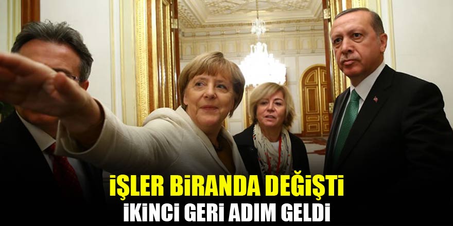 Merkel'den ikinci geri adım
