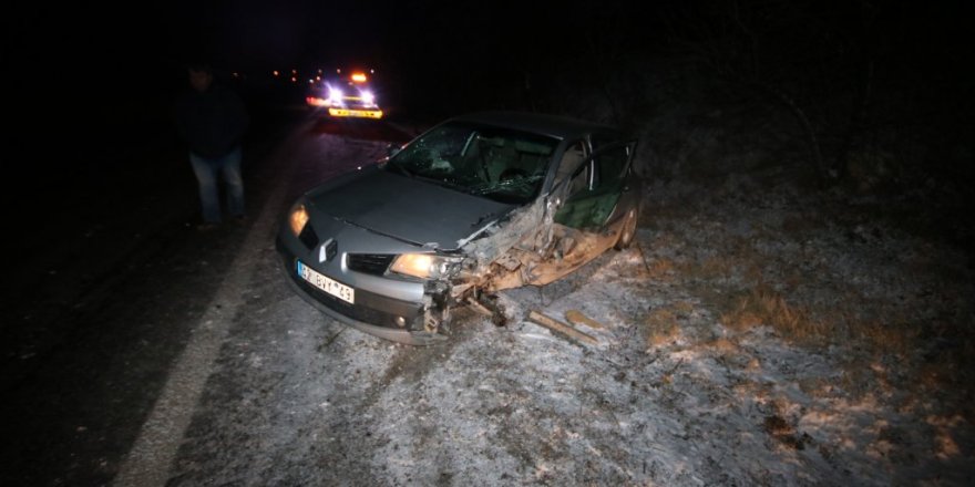Konya'da trafik kazası: 1 yaralı