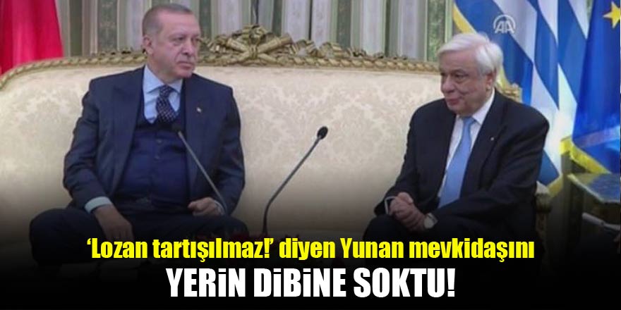 Erdoğan - Pavlopulos zirvesinde Lozan krizi!
