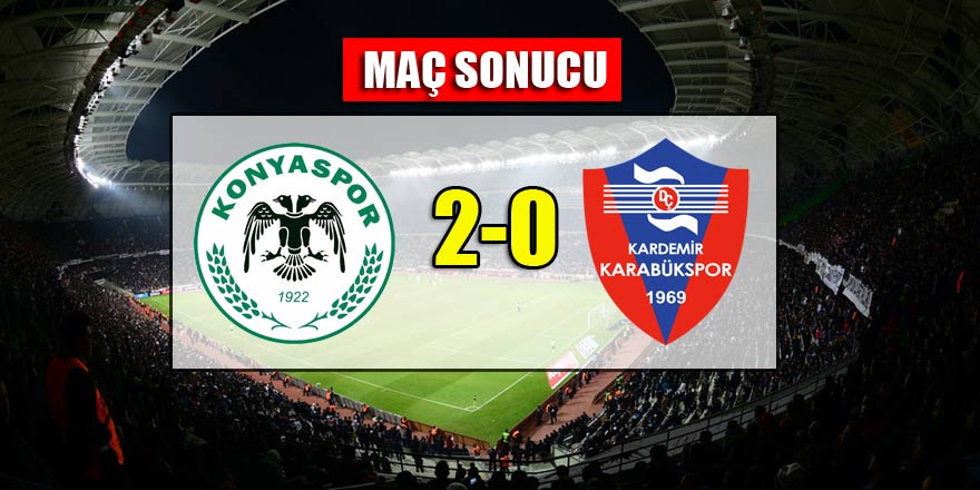 Konyaspor 2-0 Karabükspor | MAÇ SONUCU