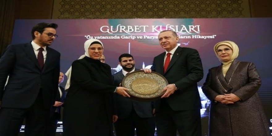 Cumhurbaşkanı Erdoğan Gurbet Kuşları Belgesli'nin galasına katıldı