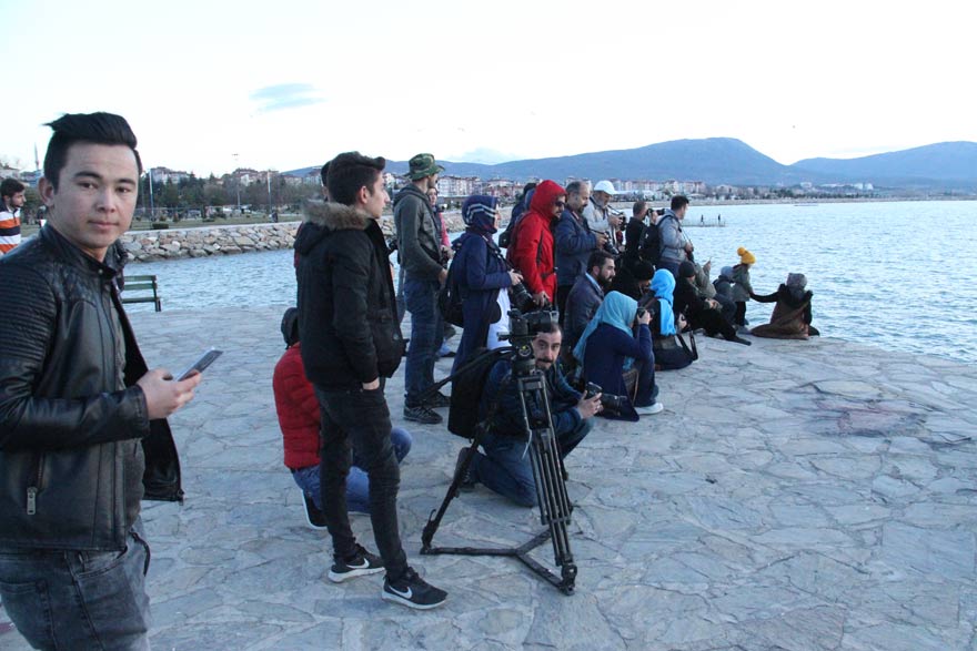 Güzel havalar Beyşehir'e ilgiyi arttırdı