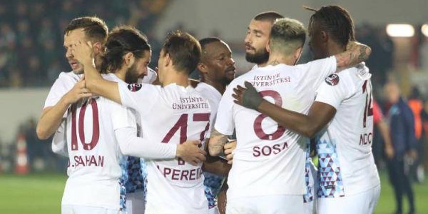 Trabzonspor, deplasmanda kaybetmiyor