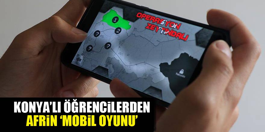 Zeytin Dalı Harekatı'ndan "mobil oyun"