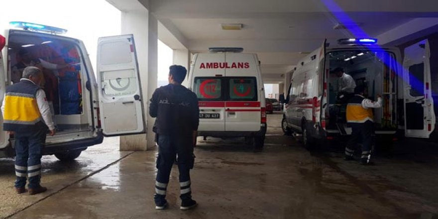 Üzüm bağında çalışan işçilerin üzerine yıldırım düştü