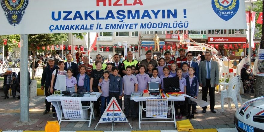 Bayramiç’te Trafik Haftası etkinliği