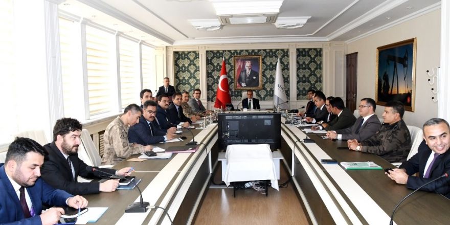 Adıyaman’da seçim güvenliği toplantısı yapıldı