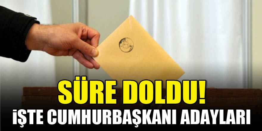 YSK, Cumhurbaşkanı adaylarını açıkladı