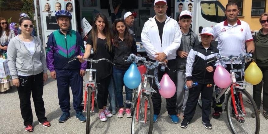 Bisiklet turu etkinliği düzenlendi