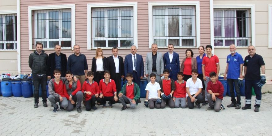 Samandağ’da atık yağ toplama kampanyası