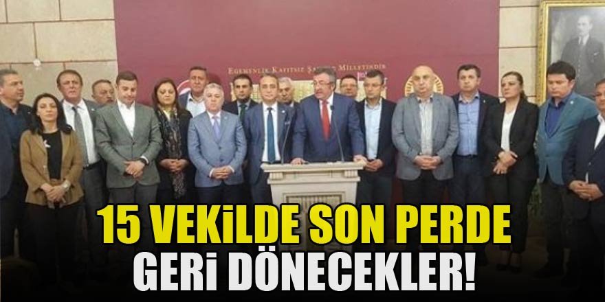 15 vekil tiyatrosunda son perde