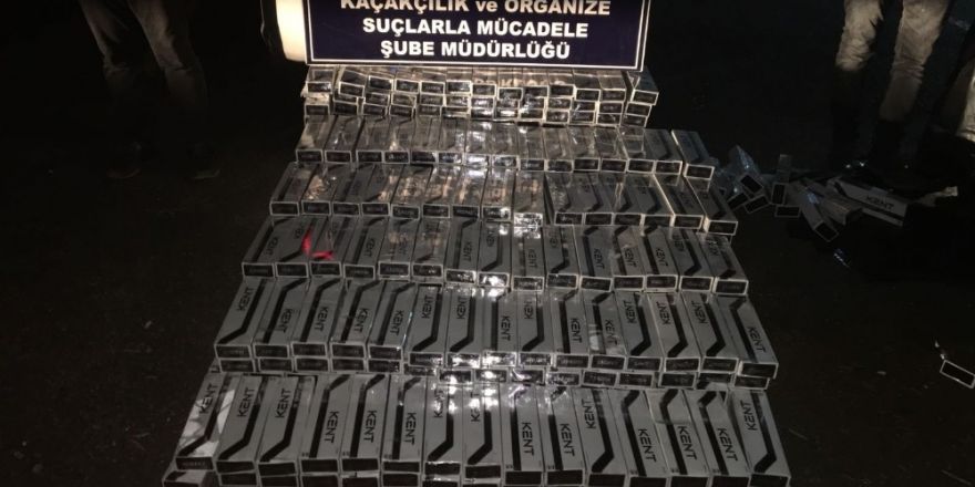 Van’da kaçak sigara operasyonu