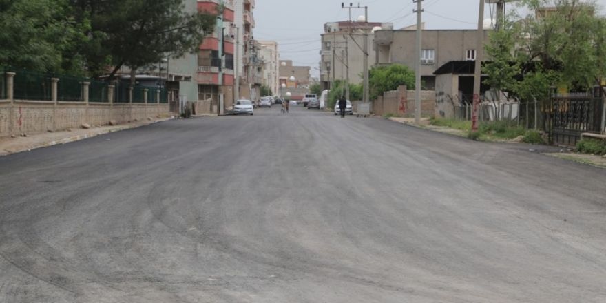 Silopi’de asfalt çalışması