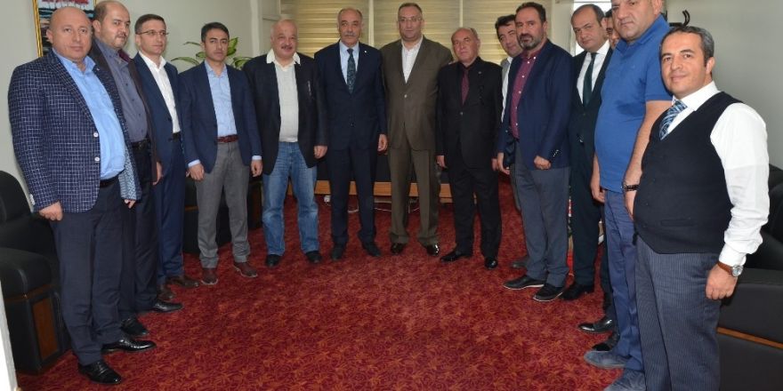 ETSO yönetiminden, DAİB, ESOB ve ETB’ye tebrik ziyareti
