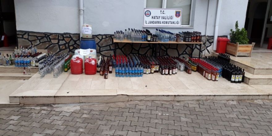 Hatay’da 930 bin litre sahte ve kaçak içki ele geçirildi