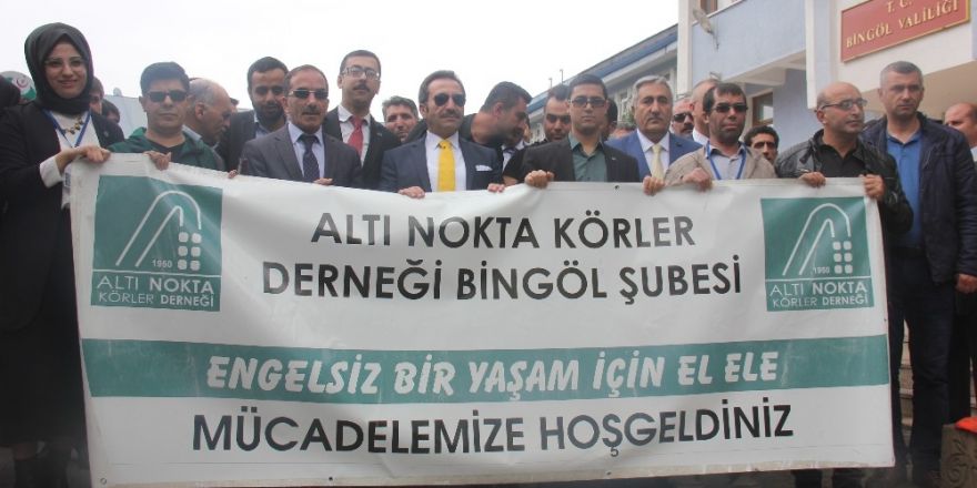 Bingöl’de farkındalık yürüyüşü