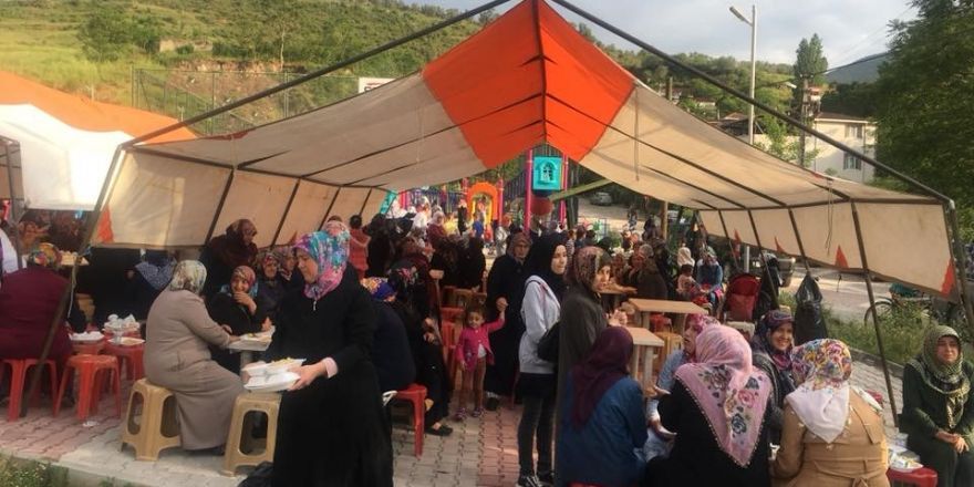 Çobandere parkında Hıdırellez kutlaması