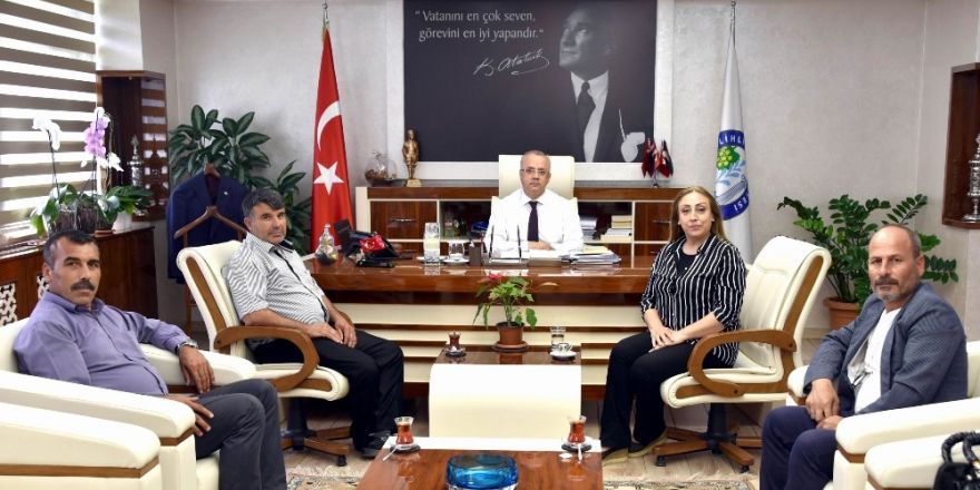 Başkan Kayda, Oraklar heyetini ağırladı