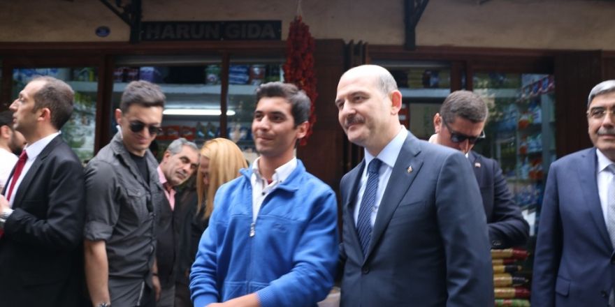 Bakan Soylu Gaziantep esnafını ziyaret etti