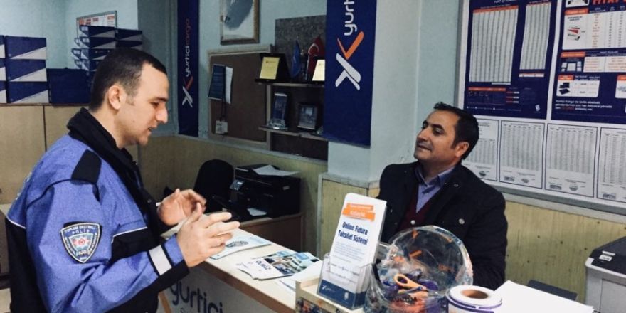 Bitlis polisi kargocuları şüpheli paket hususunda bilgilendirdi