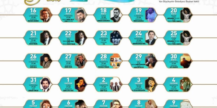 Van Büyükşehir Belediyesinden dolu dolu Ramazan programı
