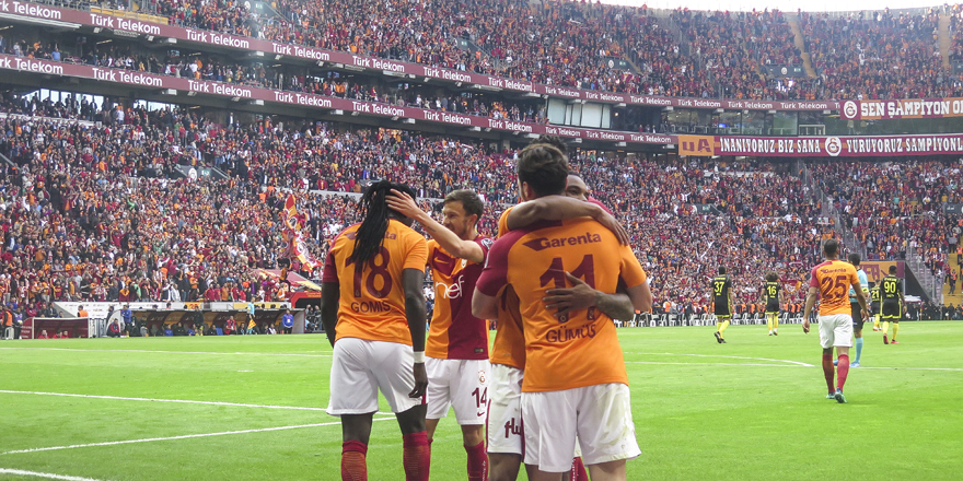 Galatasaray şampiyonluğa 1 puan uzakta