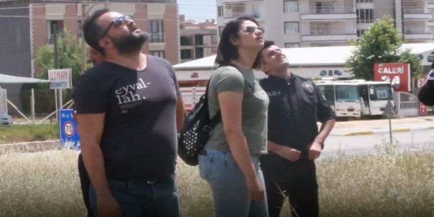 Bugün Adıyaman! Gökyüzüne bakan onu gördü