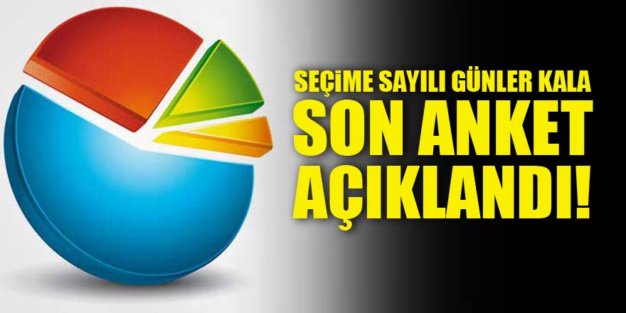 Seçime sayılı günler kala son anket!