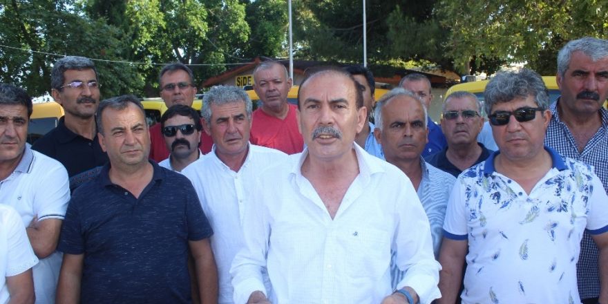 Manavgat Şoförler Odası Başkanı Ünal: “Ya korsan bizi, ya biz korsanı bitireceğiz”