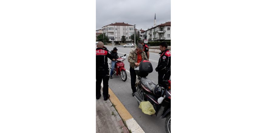 Polis ekipleri çalıntı motosikletlere karşı uygulama yaptı
