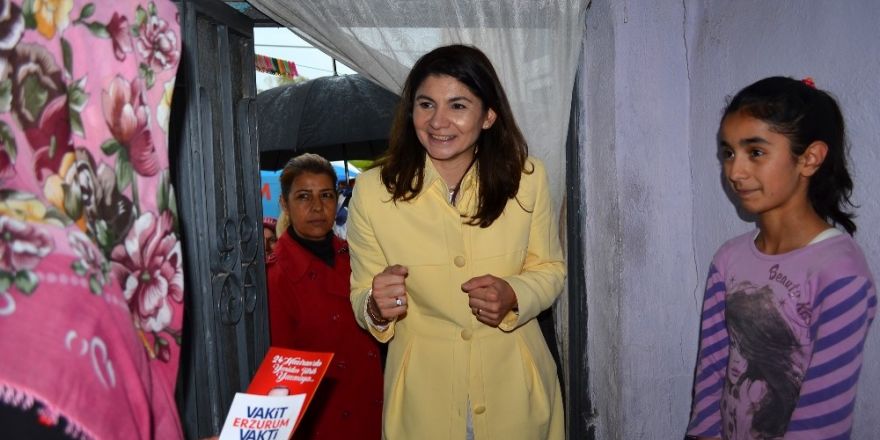 Milletvekili Adayı Çığlık, ilçelerde ev ev dolaşıyor