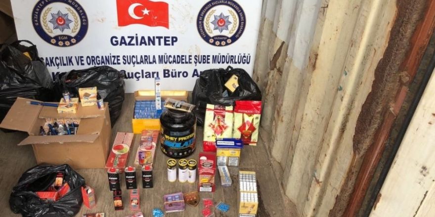Gaziantep’te yüzlerce uyarıcı hap ele geçirildi: 9 gözaltı