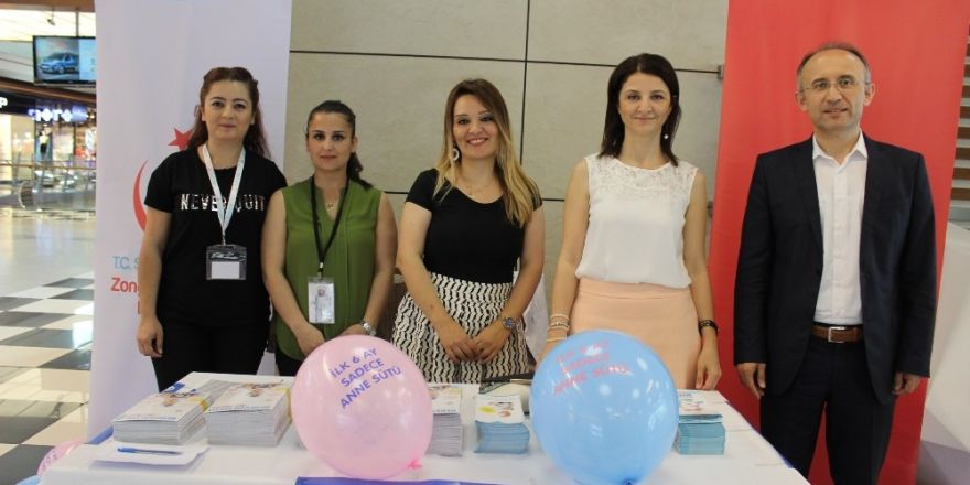 Vatandaşlara anne sütünün önemi anlatıldı