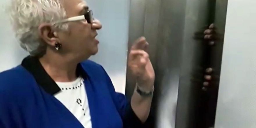 TKB Sakarya Şube Başkanı Yağan asansörde mahsur kaldı