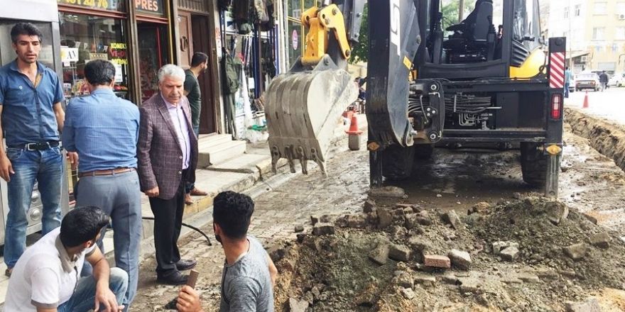 Çermik şantiye alanına döndü