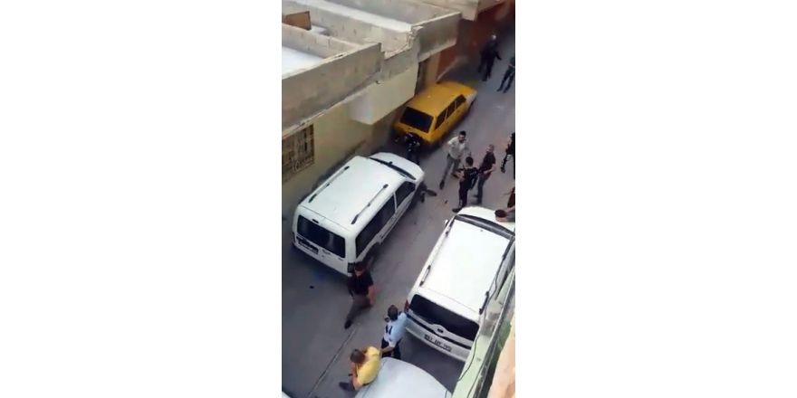 Polisin tüfekle vurularak yaralandığı kavga kamerada