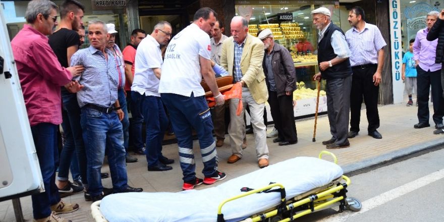 İş yeri asansörü düştü: 1 yaralı