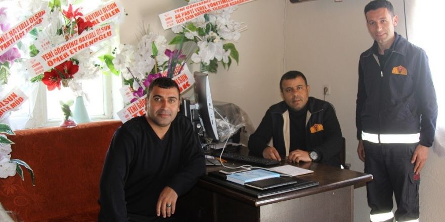 Başkale’de itfaiye grup amirliğinde görev değişikliği