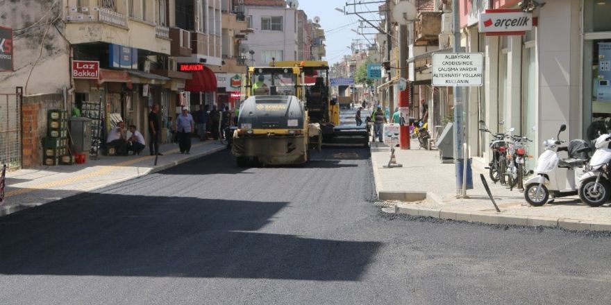 Büyükşehir Söke’de üst yapı çalışmalarını sürdürüyor