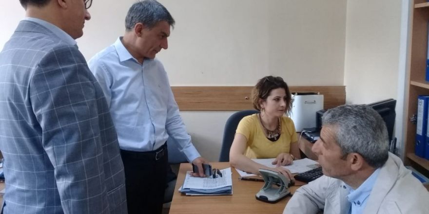 Kaymakam Özkan’dan Nüfus Müdürlüğü ziyareti