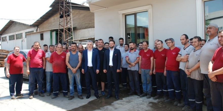 AK Parti Aydın Milletvekili Savaş, Efeler’de OSB’yi ziyaret etti