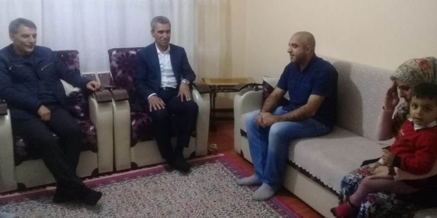 Kaymakam Özkan, aile ziyaretlerine devam ediyor