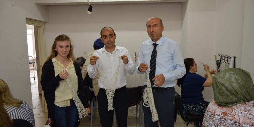Erdek’te, file yapımı kursu başladı