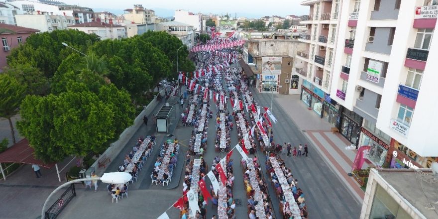 Serik’te 15 bin kişilik iftar