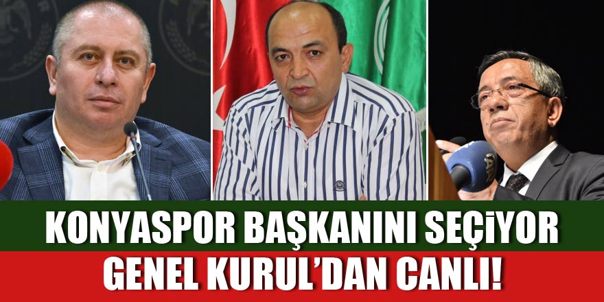 Konyaspor Başkanını seçiyor l Canlı Takip
