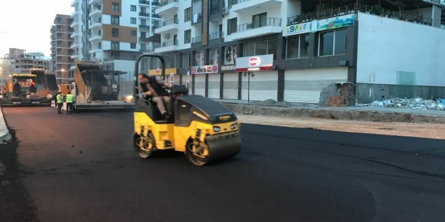 Batman’da İstikbal Caddesi asfaltlandı