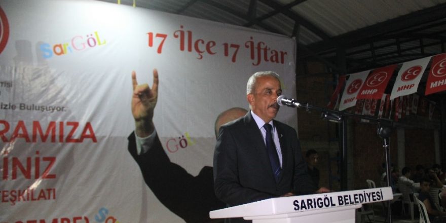 Cumhur ittifakı Sarıgöl’de iftarda buluştu