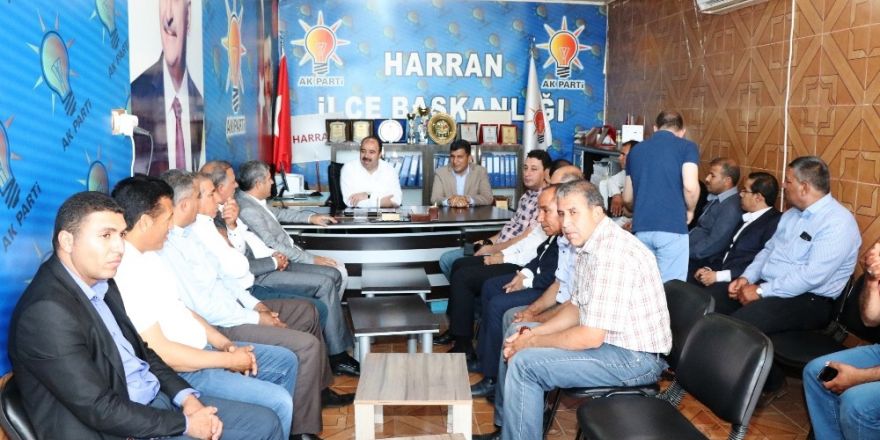 Çiftçi, Harran teşkilatı ile seçimi değerlendirdi