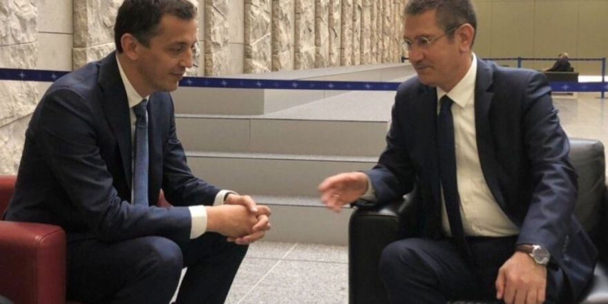 Bakan Canikli Brüksel’de Karadağ Savunma Bakanı ile görüştü