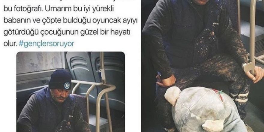 Hüzünlendiren fotoğrafın kahramanı sevindi
